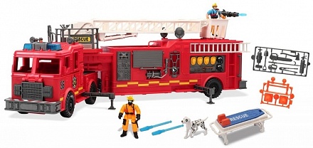 Игровой набор: Гигантская пожарная машина, свет и звук 